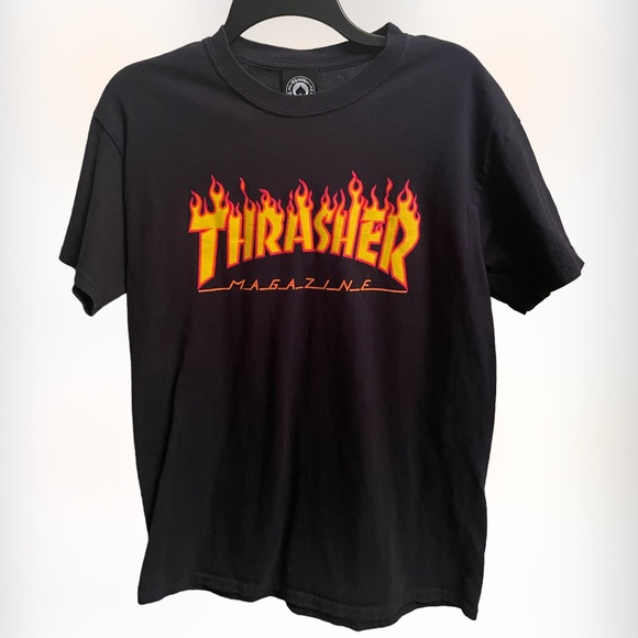 Thrasher Other - Thrasher NWOT black Flame Mens Tee